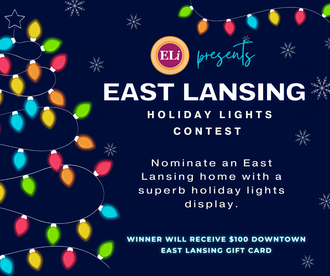 ELi introduces East Lansing Holiday Lights Contest